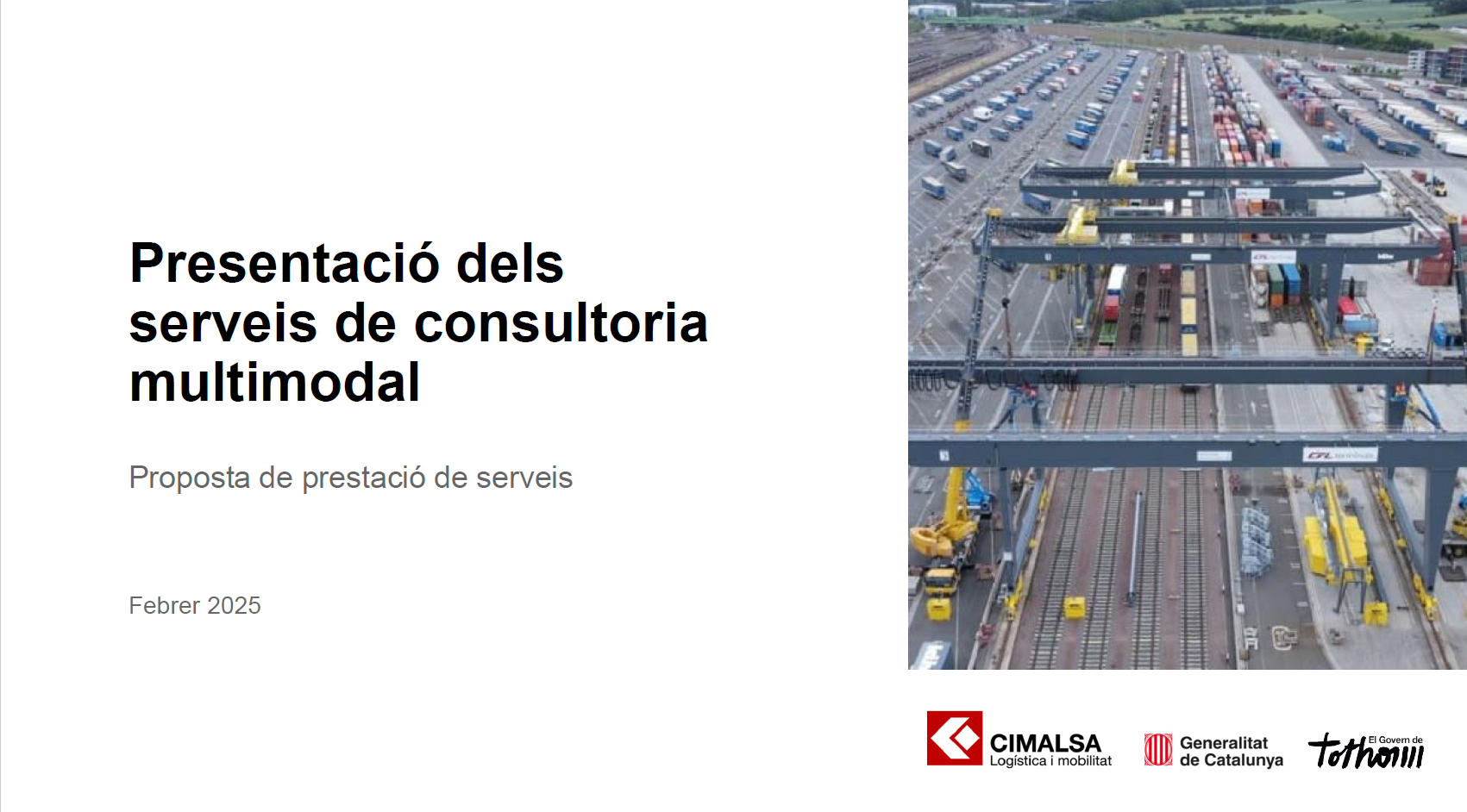 Consultoria multimodal i logística sostenible de CIMALSA